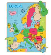 Puzzle - Mapa Europy