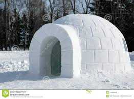 Igloo Icehouse, Snowhouse Jurta, Eskimosa Schronienie Budował Lód ...